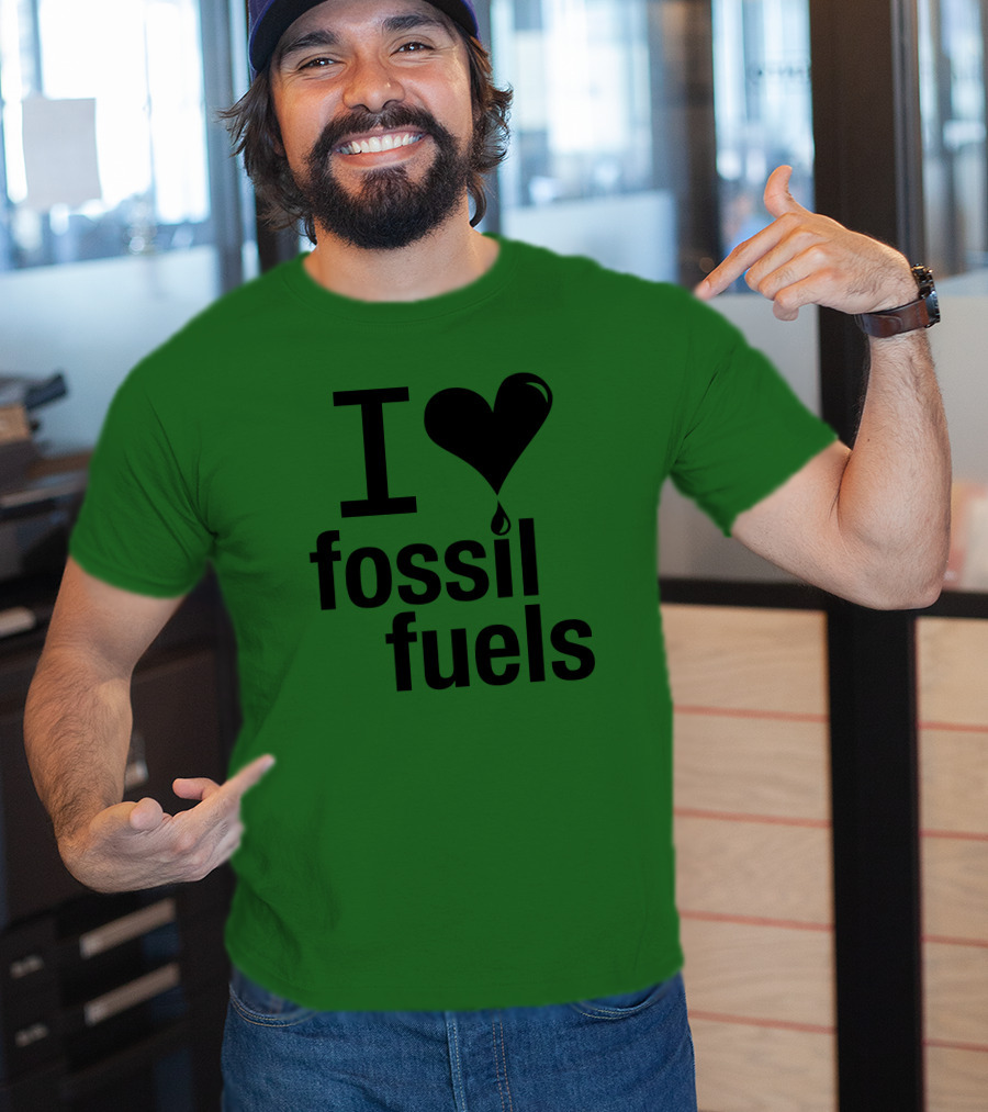 Alex Epstein UFC272 I Love Fossil Fuels Iconic Heart T-Shirt