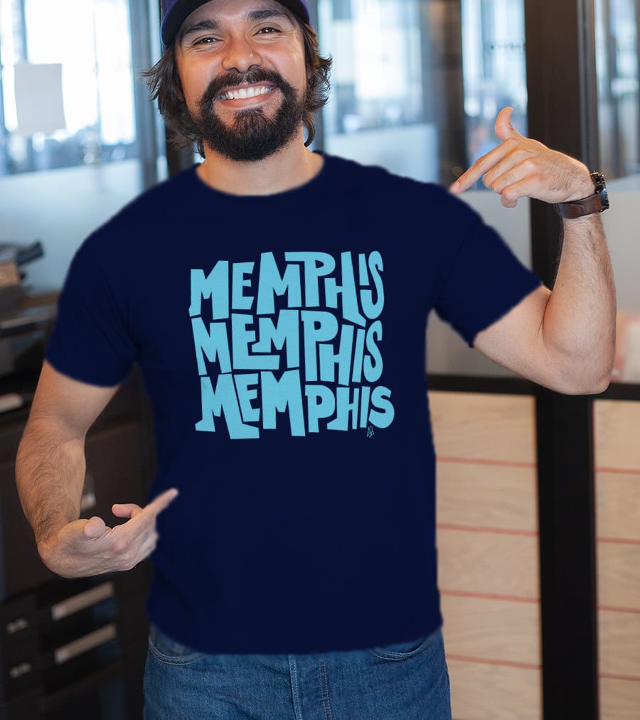 Memphis Memphis Memphis Choose 901 Merch Growl Towel T-Shirt