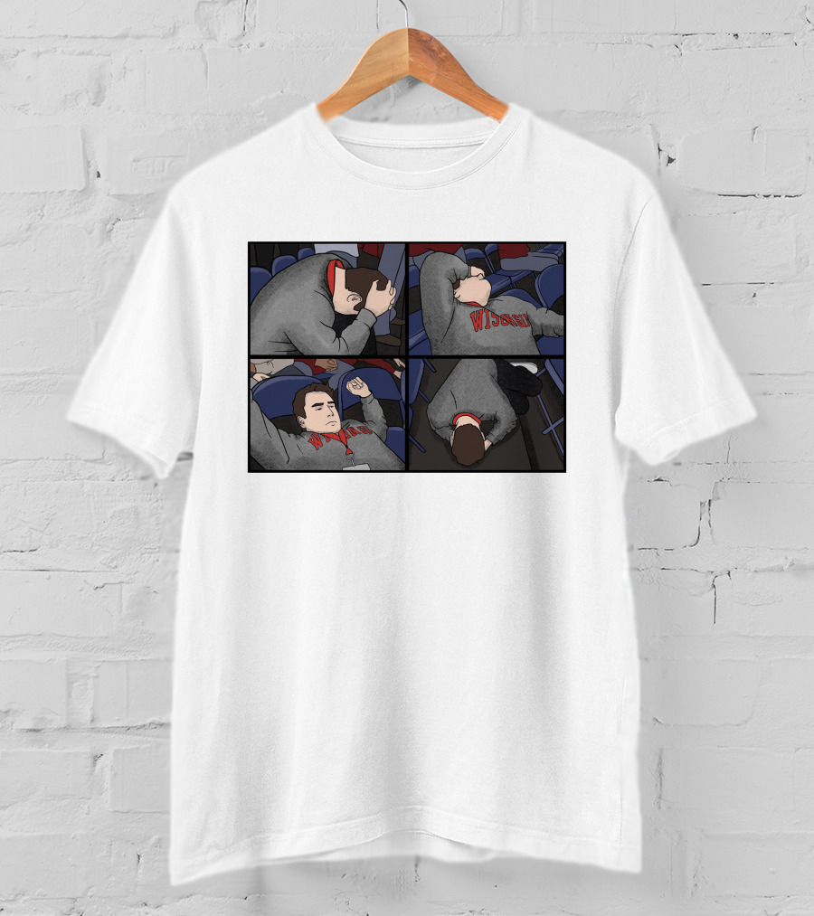 Meltdown Wisconsin Fan Pardon My Take Hank Lockwood T-Shirt