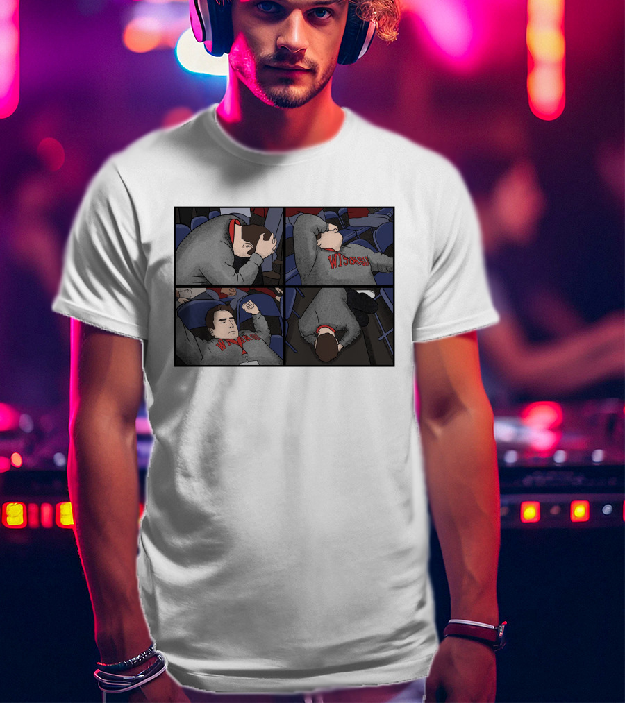 Meltdown Wisconsin Fan Pardon My Take Hank Lockwood T-Shirt