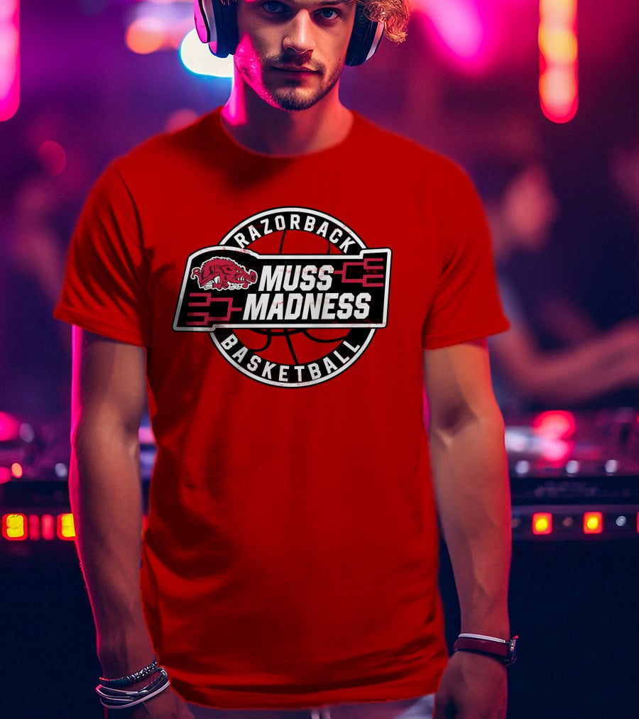 Daniel Gafford Muss Madness Razorback Basketball Eric Musselman Dan G33 T-Shirt