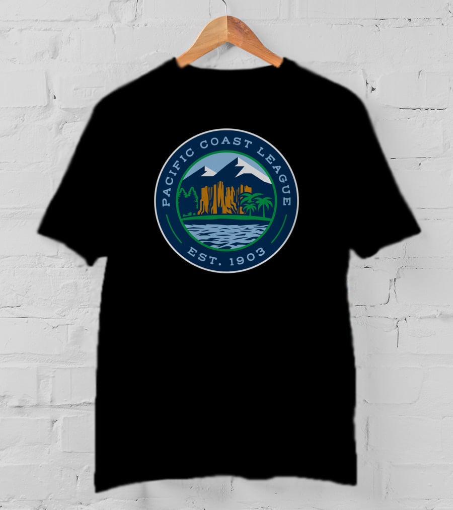 Pacific Coast League Est 1903 Tim Hagerty Minor League Baseball T-Shirt