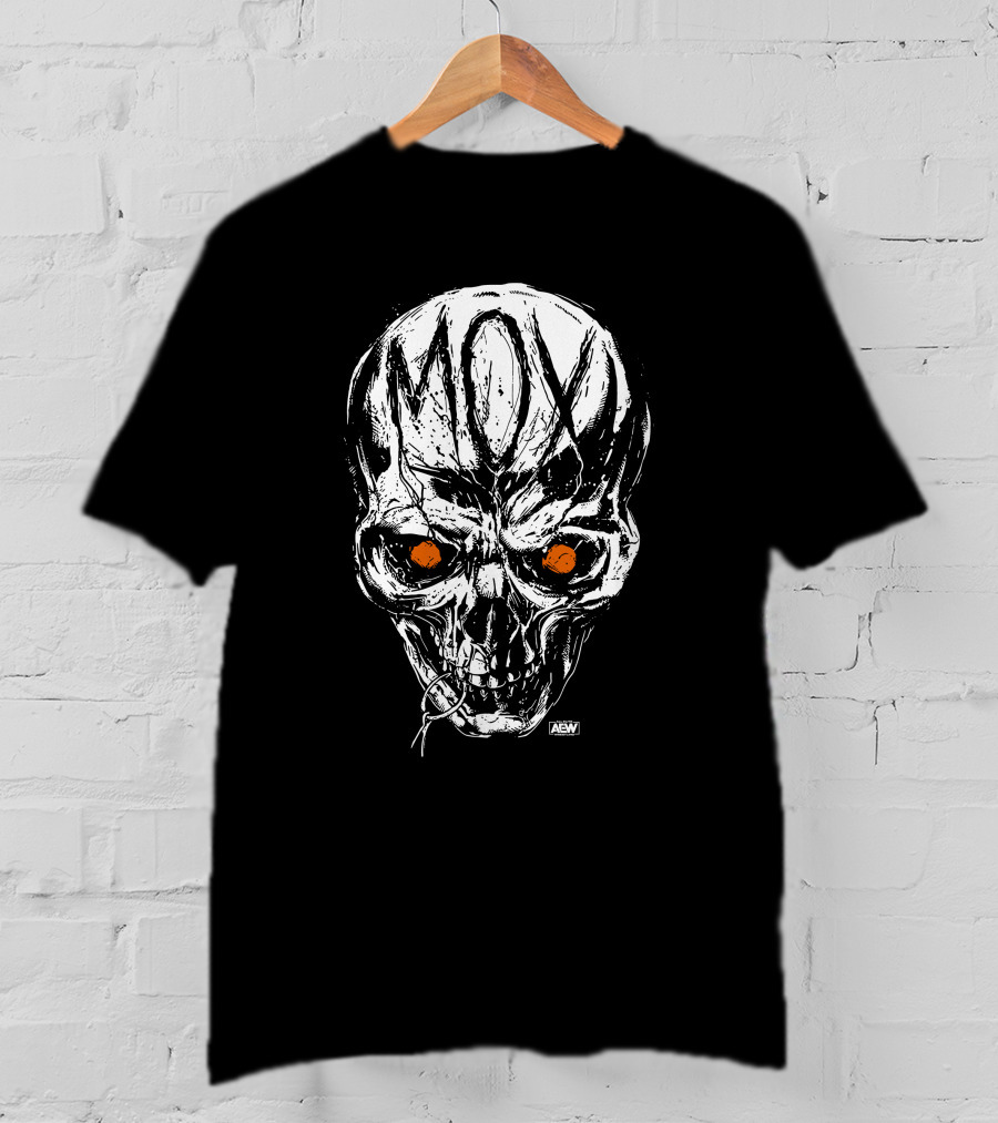 All Elite Wrestling AEW Jon Moxley MOX Skull Art Merch T-Shirt