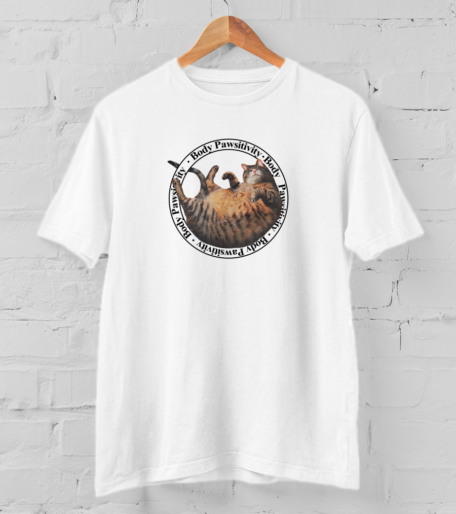 Body Pawsitivity Cat Ellen H. Wiig T-Shirt