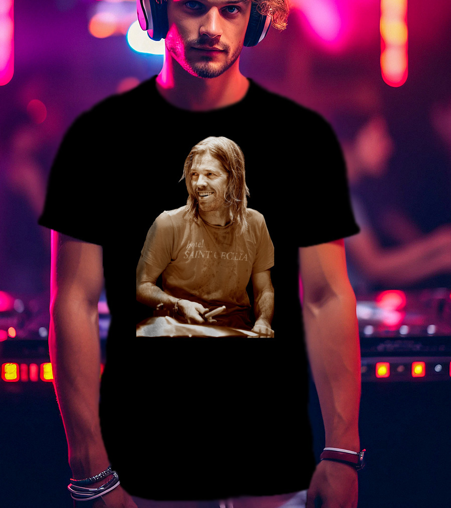 Billie Eilish Foo Fighters Taylor Hawkins Hotel Saint Cecilia Grammys Performance T-Shirt