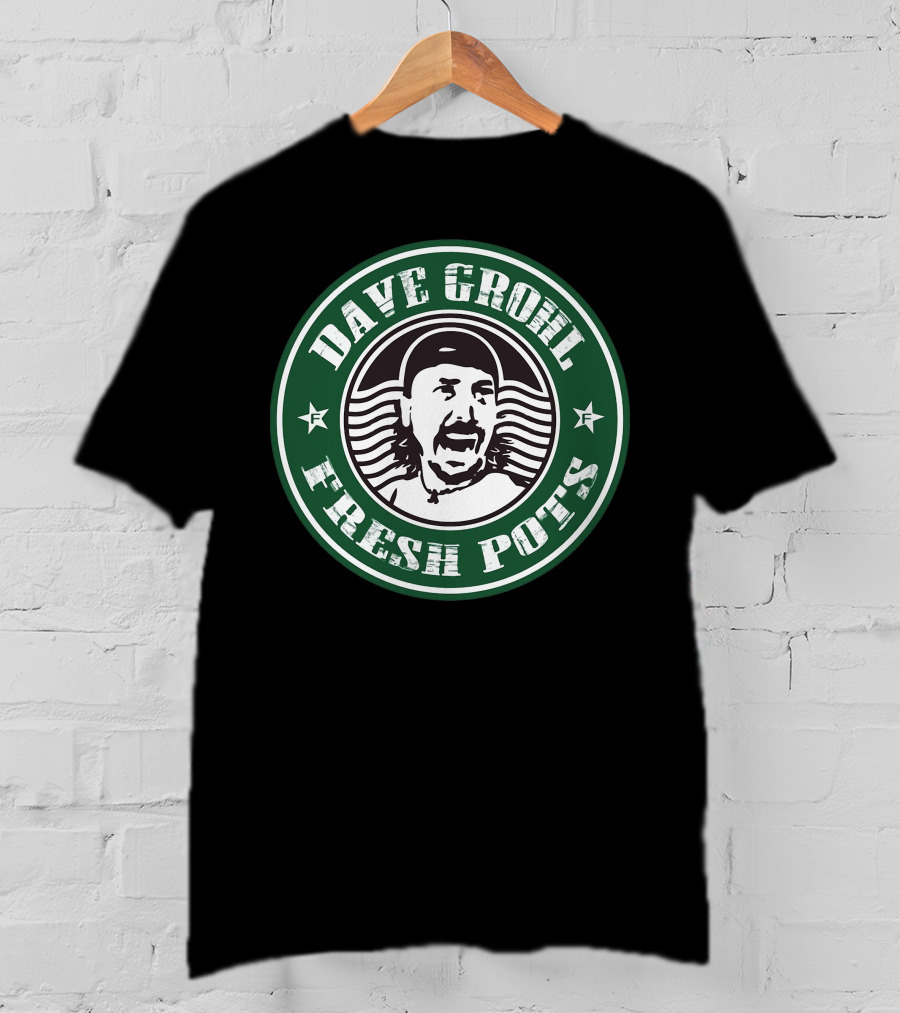 Dave Grohl Fresh Pots Coffee T-Shirt