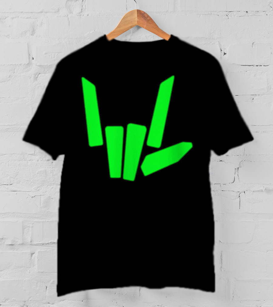 Original Share The Love Green Hand Sign Gesture T-Shirt