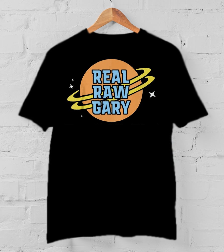 Real Raw Gary Saturn Space Rings T-Shirt
