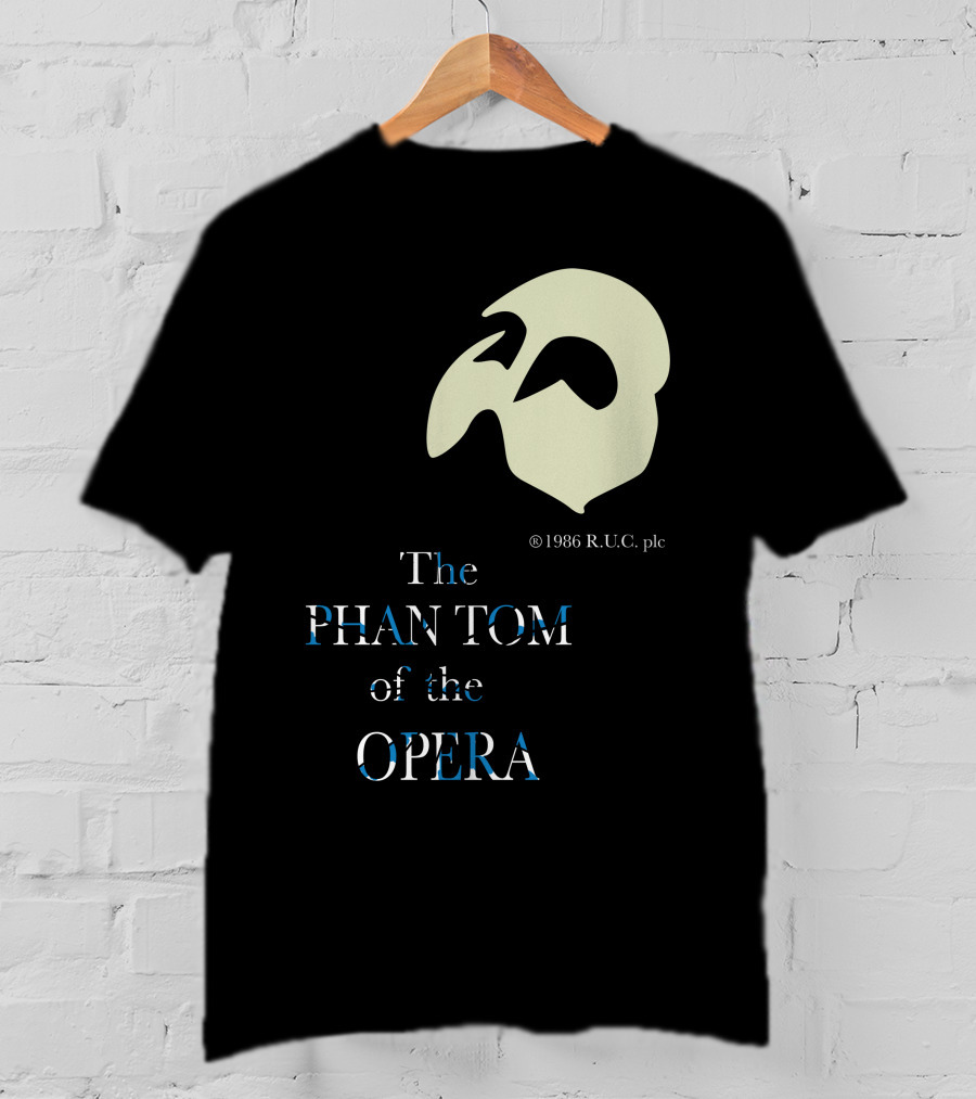 The Phantom Of The Opera Vintage Local Crew 1986 R.U.C. Plc T-Shirt