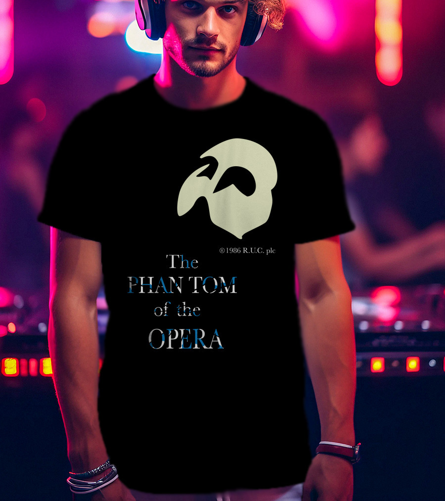 The Phantom Of The Opera Vintage Local Crew 1986 R.U.C. Plc T-Shirt
