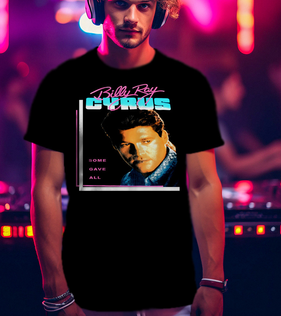 Billy Ray Cyrus Some Gave All 1992 T-Shirt