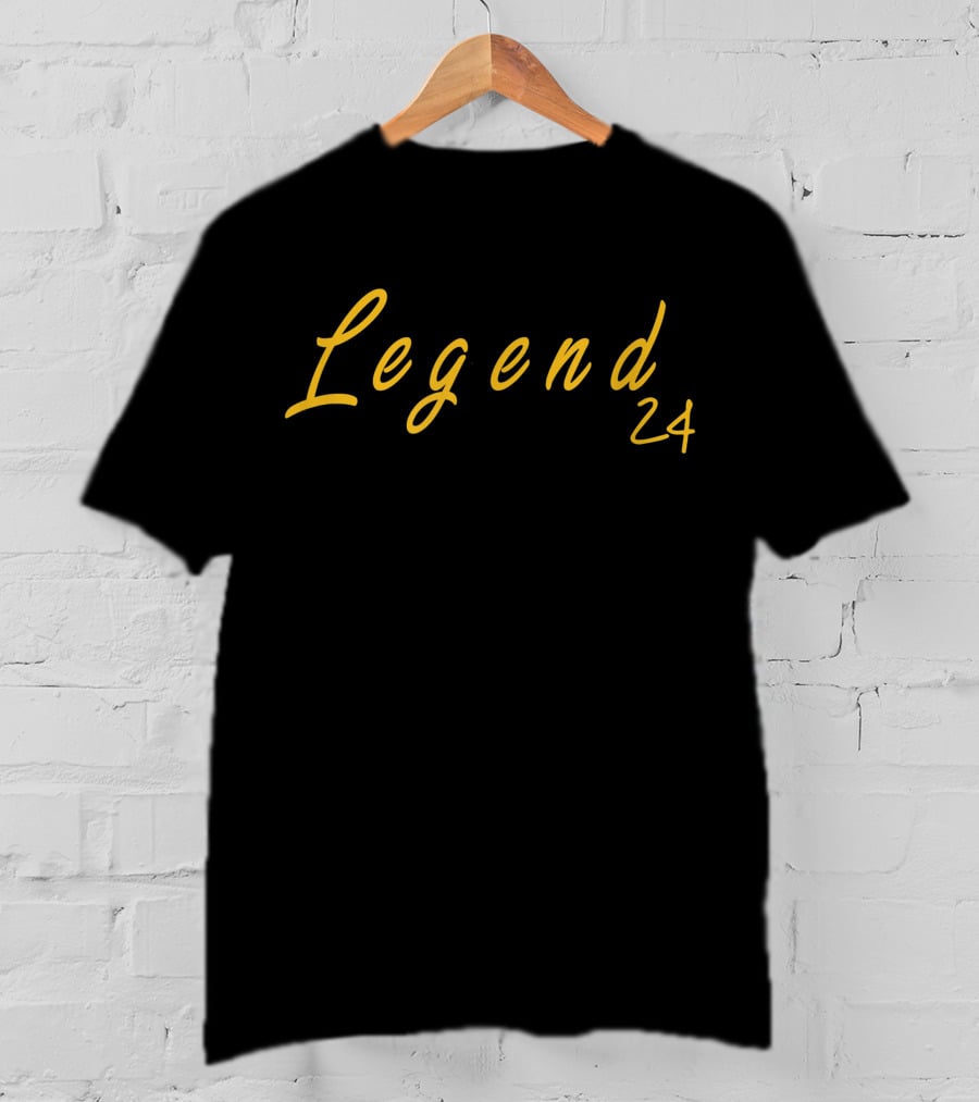 Legend 24 Rest In Peace Basketball Legend T-Shirt