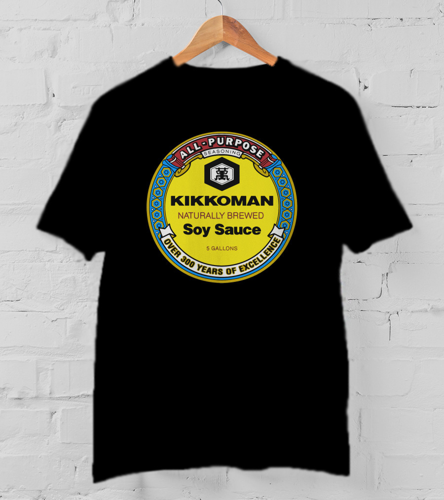 All Purpose Kikkoman Naturally Brewed Soy Sauce Over 300 Years Of Excellence T-Shirt