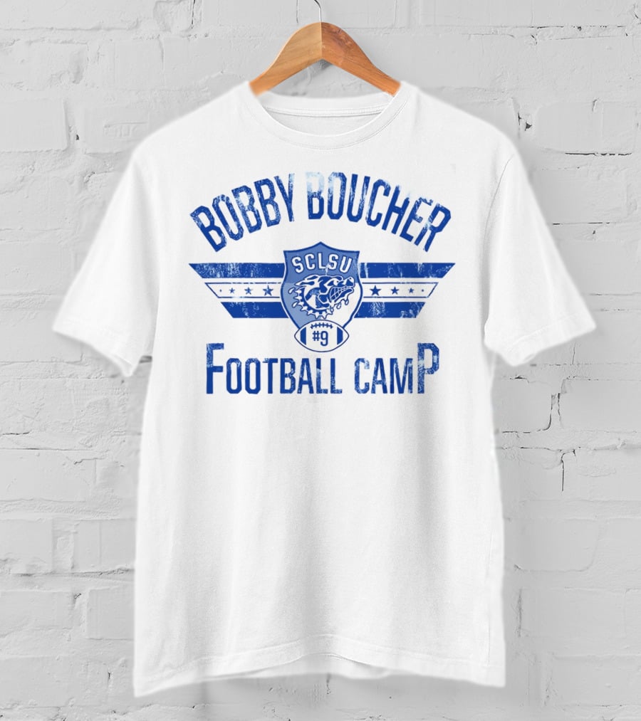 Bobby Boucher SCLSU Mud Dogs Football Camp Vintage Water Boy Movie T-Shirt