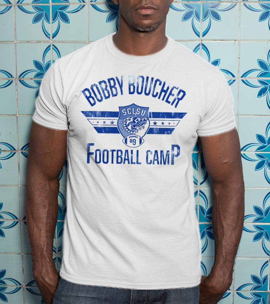 Bobby Boucher SCLSU Mud Dogs Football Camp Vintage Water Boy Movie T-Shirt