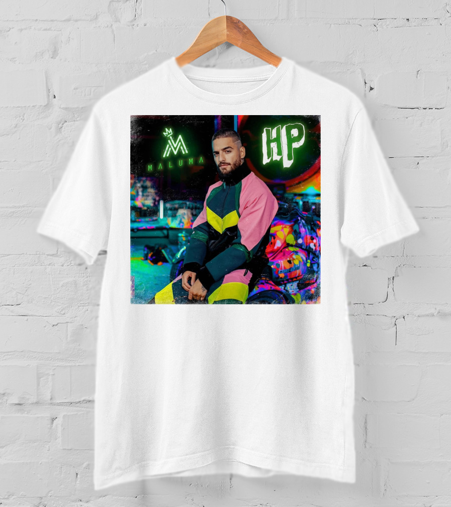 HP Maluma Neon Style Bright Colors T-Shirt