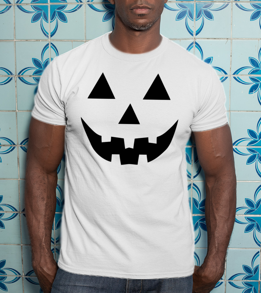 Jack O Lantern Face Pumpkin Halloween Scary Holiday T-Shirt