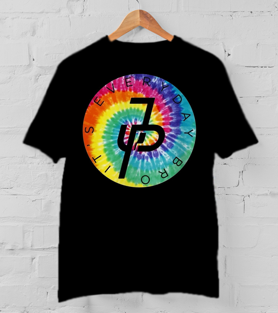 Jake Paul It's Everyday Bro Tie-Dye Logo Youth Personalized Shorts T-Shirt
