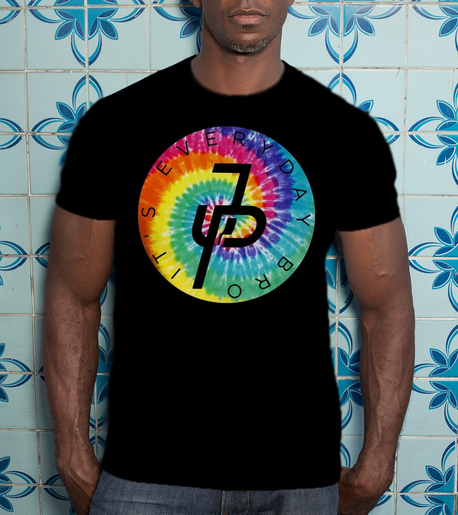Jake Paul It's Everyday Bro Tie-Dye Logo Youth Personalized Shorts T-Shirt