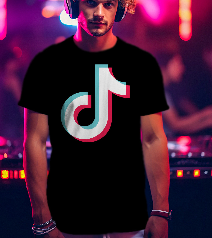 TikTok Music Note Artist T-Shirt