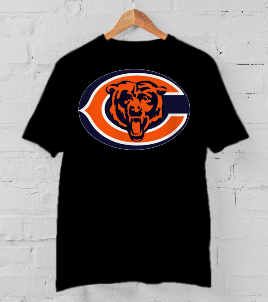 Chicago Bears Football Team Iconic Logo Bear Head T-Shirt