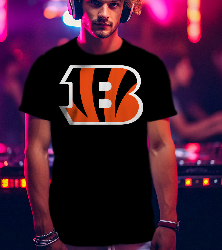 Cincinnati Bengals NFL Football Team Logo Tigers T-Shirt