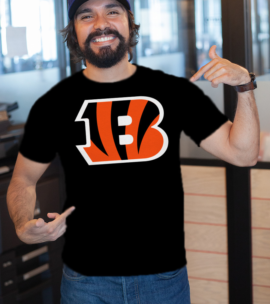 Cincinnati Bengals NFL Football Team Logo Tigers T-Shirt