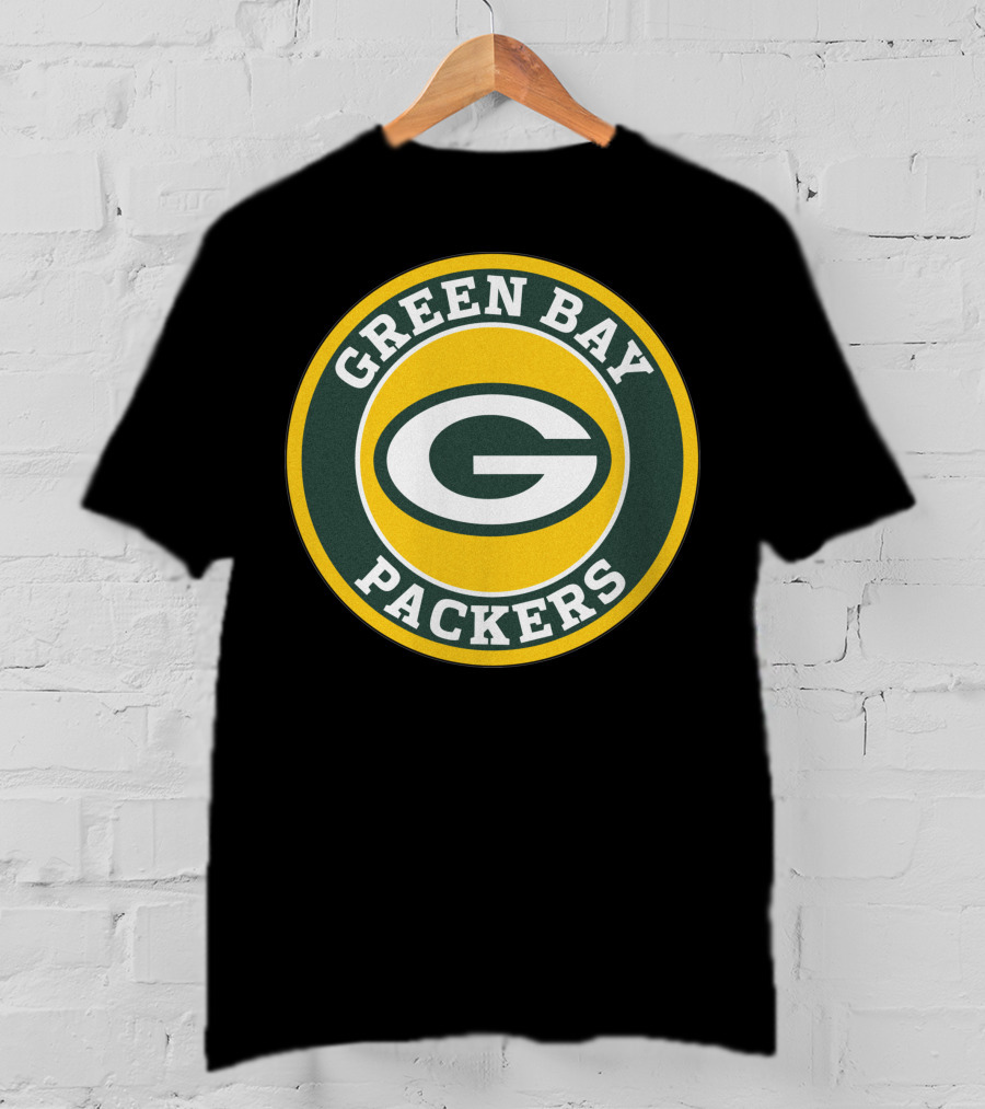Green Bay Packers Football Team Circle T-Shirt