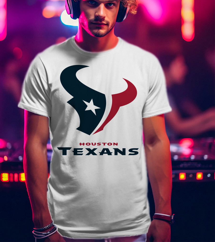 Houston Texans Team Logo For Football Fans T-Shirt