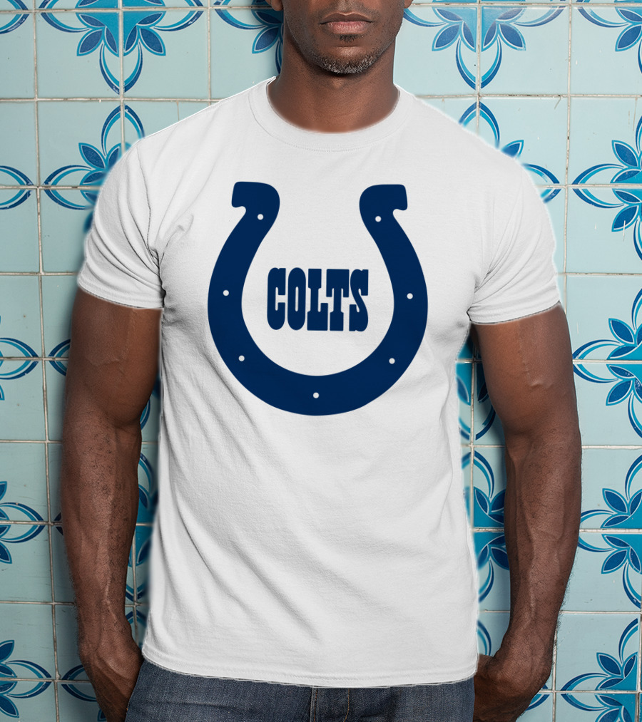 Indianapolis Colts Colts Horseshoe Logo Football Team T-Shirt