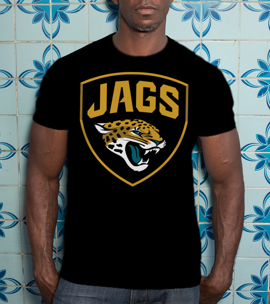 Jags Jacksonville Jaguars Logo Football Team T-Shirt