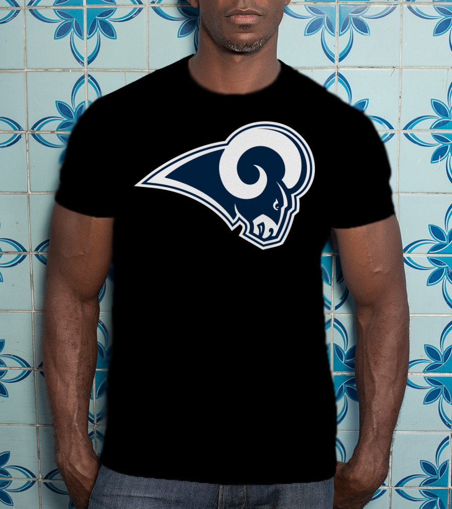 Los Angeles Rams Football Team Logo Sports T-Shirt