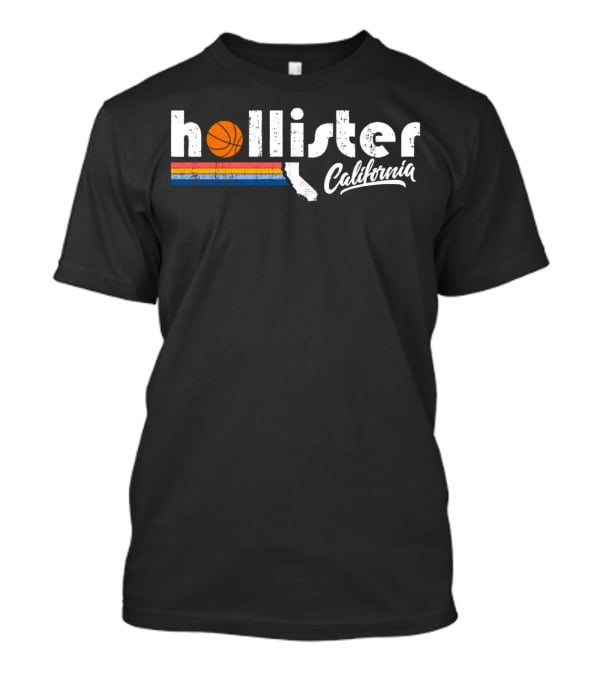 Hollister Basketball California Vintage 1980 Retro T-Shirt