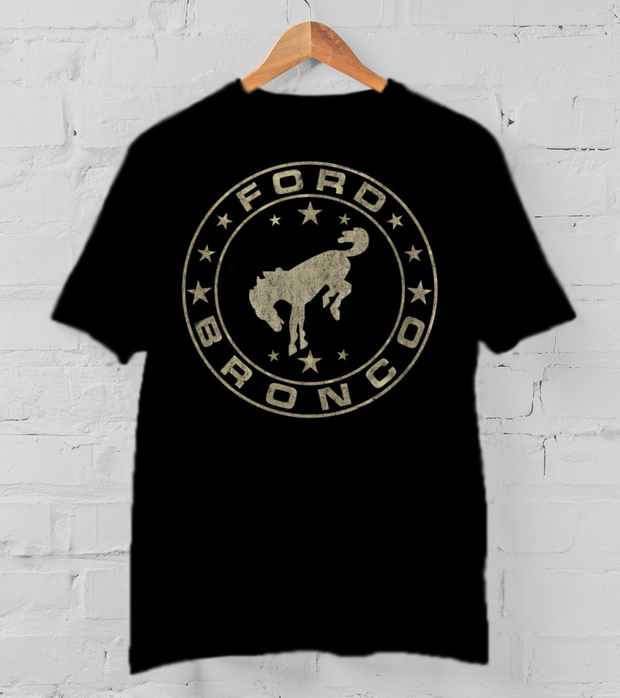 Ford Bronco Vintage Circle Star Bronco T-Shirt