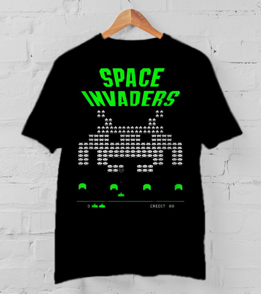 Space Invaders Arcade 80s Video Game Alien Retro T-Shirt