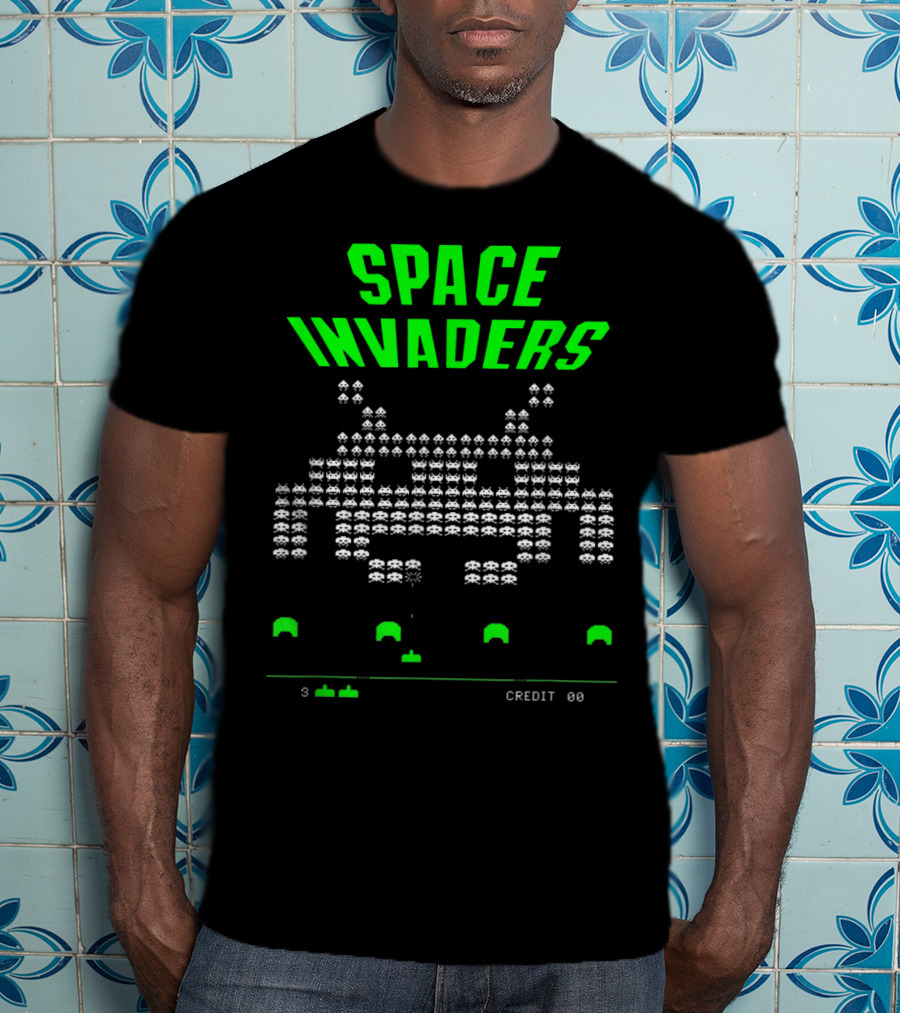 Space Invaders Arcade 80s Video Game Alien Retro T-Shirt