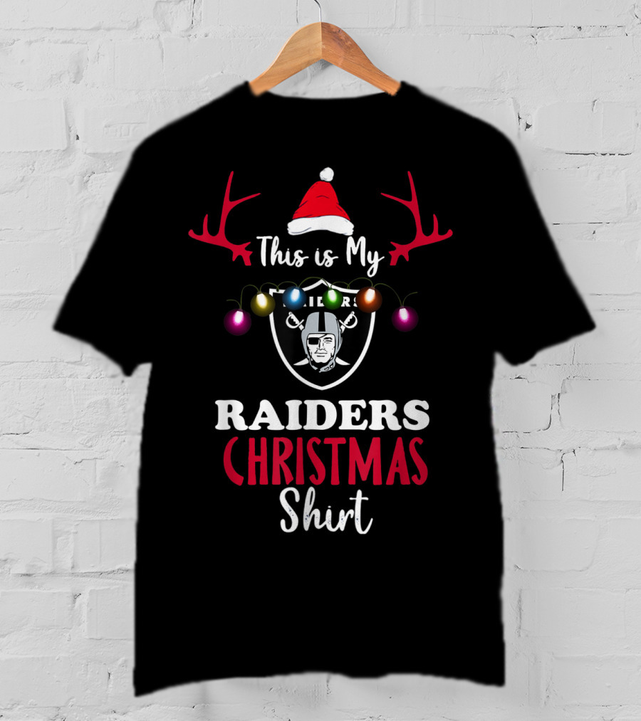 This Is My Raiders Christmas T-Shirt