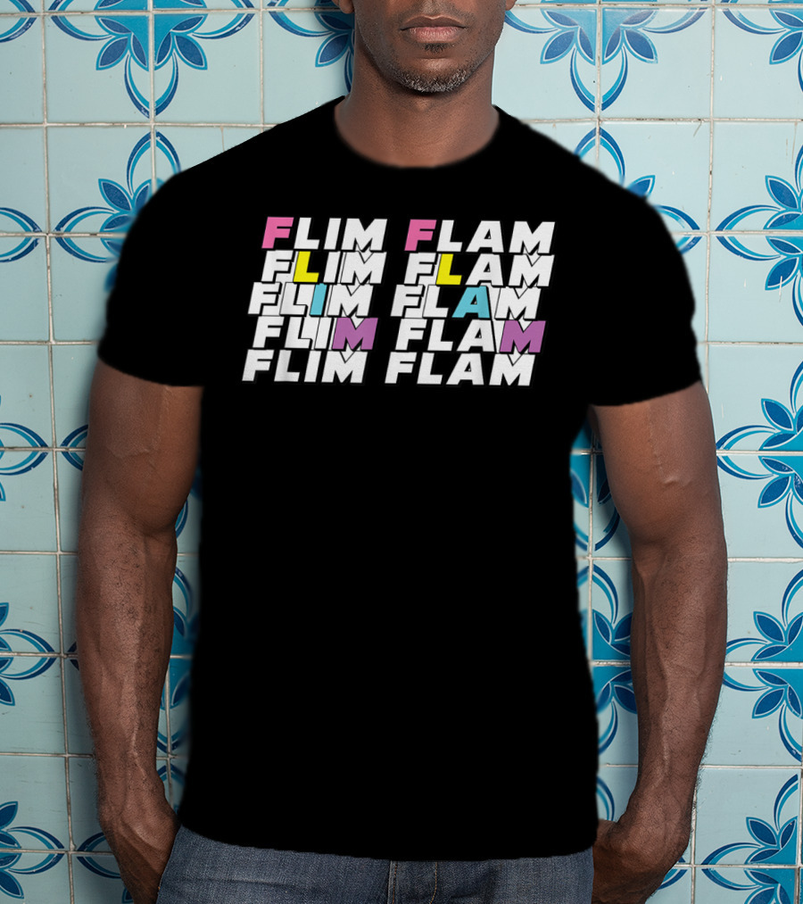 FLIM FLAM Stacked T-Shirt