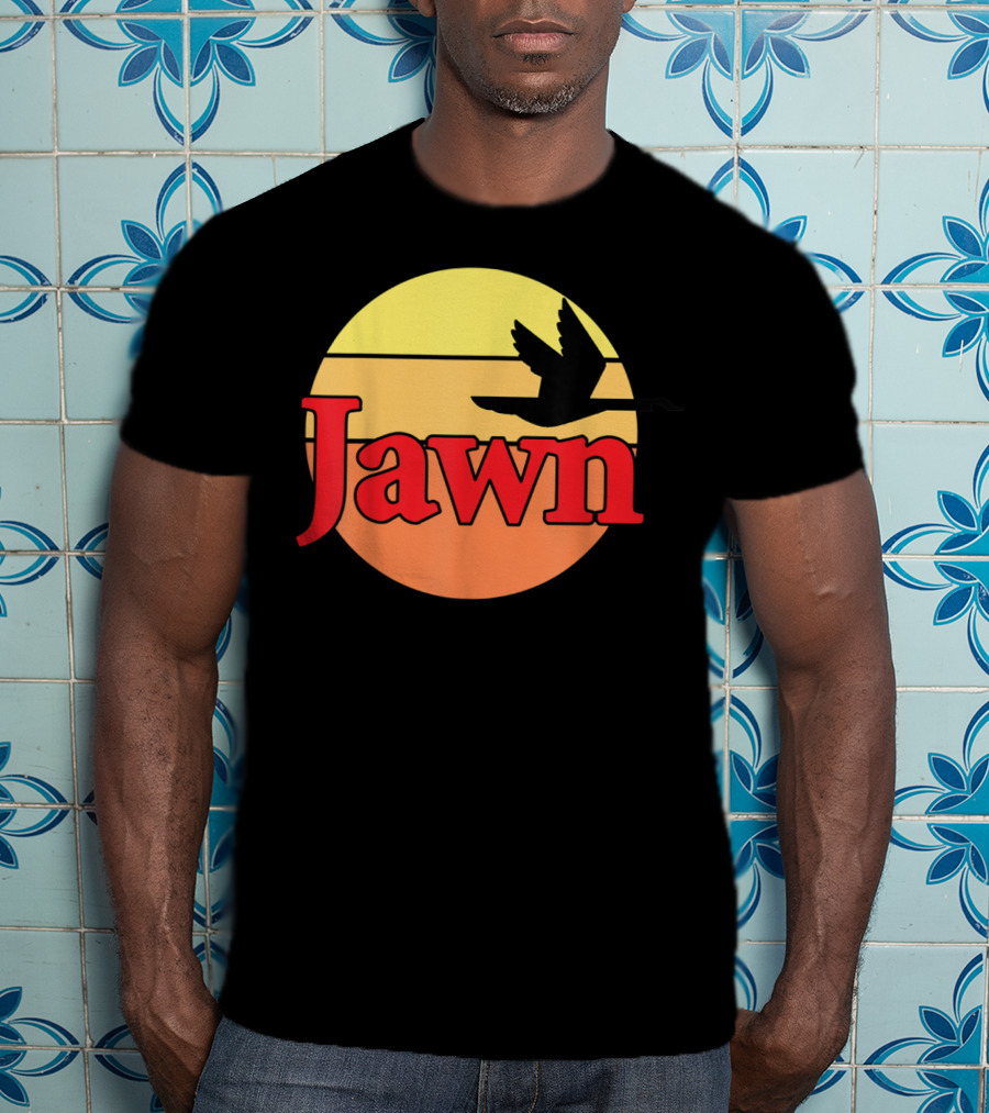 Wawa Jawn Sunset Silhouette Bird T-Shirt