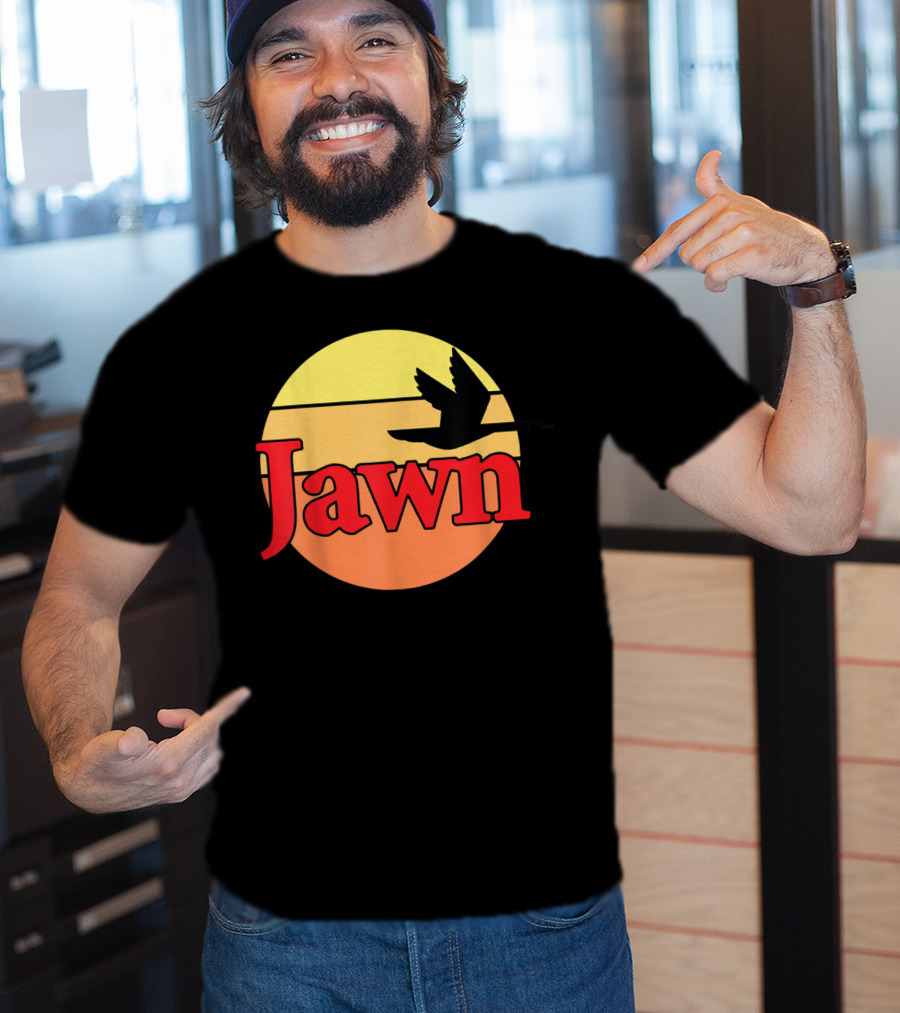 Wawa Jawn Sunset Silhouette Bird T-Shirt