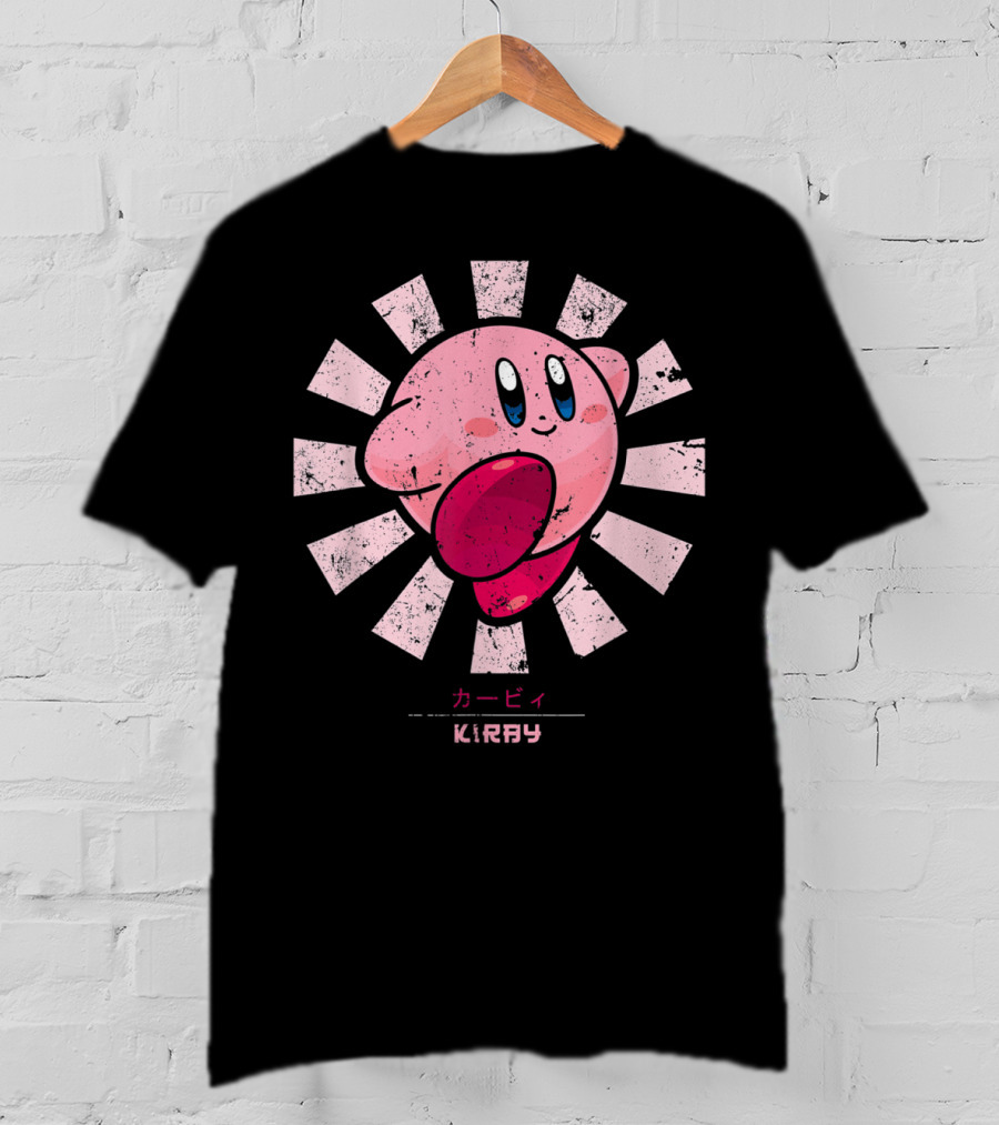 Kirby KIRBY Retro Style Burst T-Shirt
