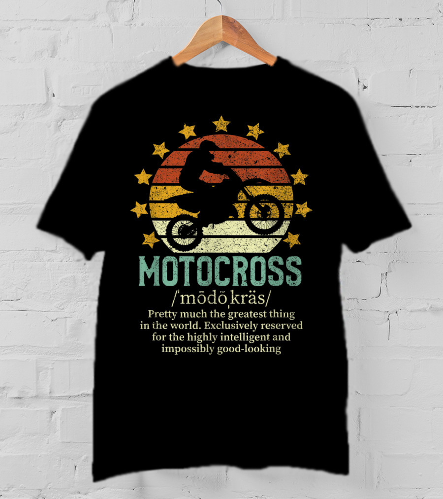 Motocross Pretty Much The Greatest Thing In The World Vintage Dirtbike Rider T-Shirt