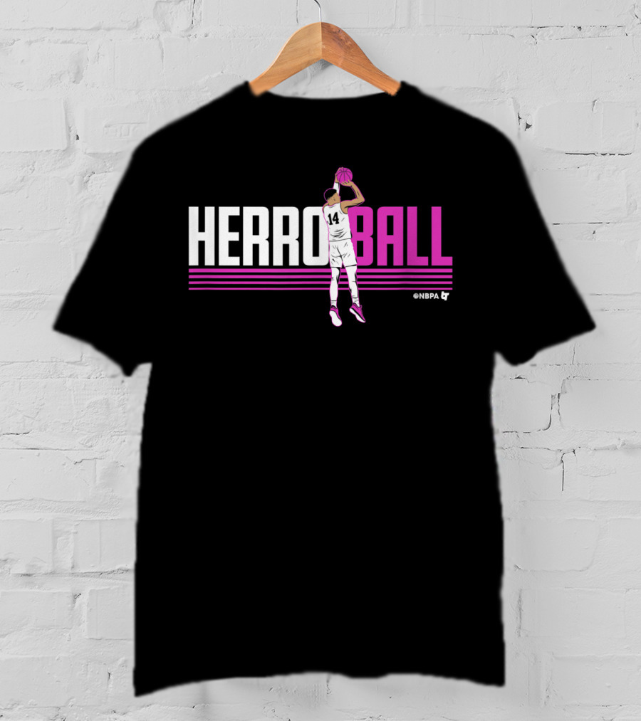 HERRO BALL Officially Licensed Tyler Herro NBPA T-Shirt