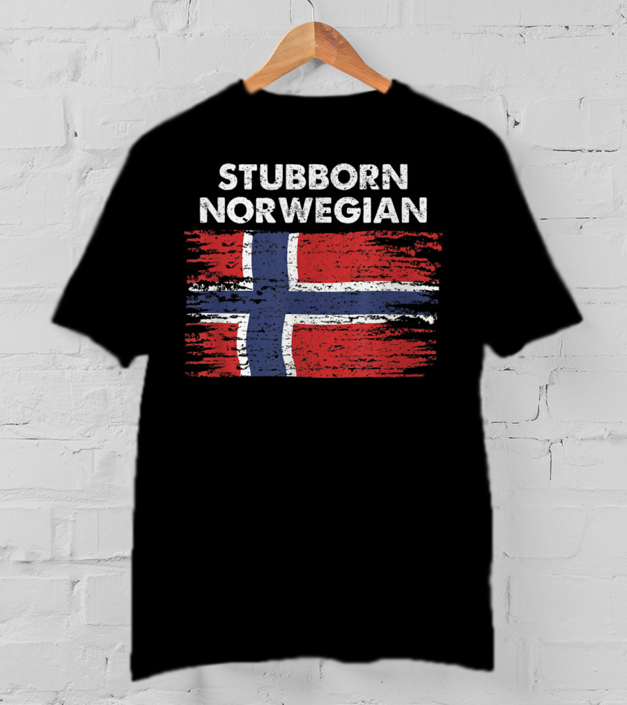 Stubborn Norwegian Vintage Flag T-Shirt