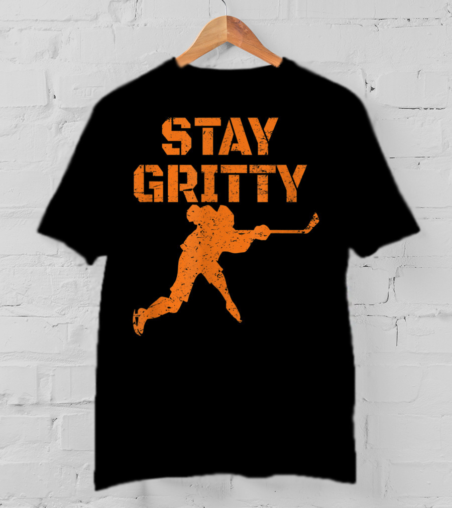 STAY GRITTY Ice Hockey Philly Player T-Shirt