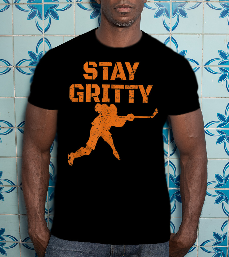 STAY GRITTY Ice Hockey Philly Player T-Shirt