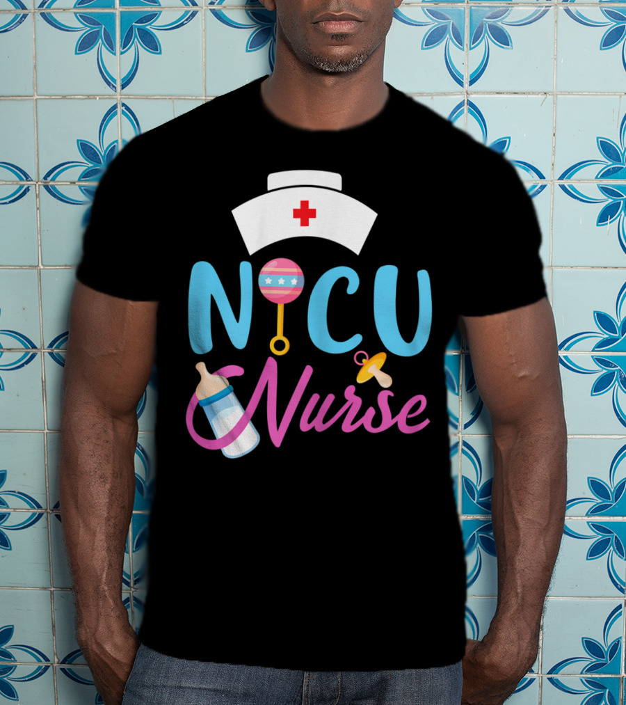 NICU Nurse Newborn Baby Care Essentials T-Shirt