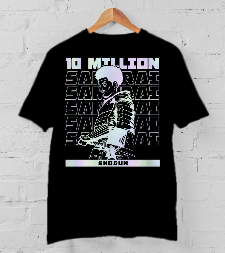 10 Million Samurai Shogun Coryxkenshin Merch Foil T-Shirt