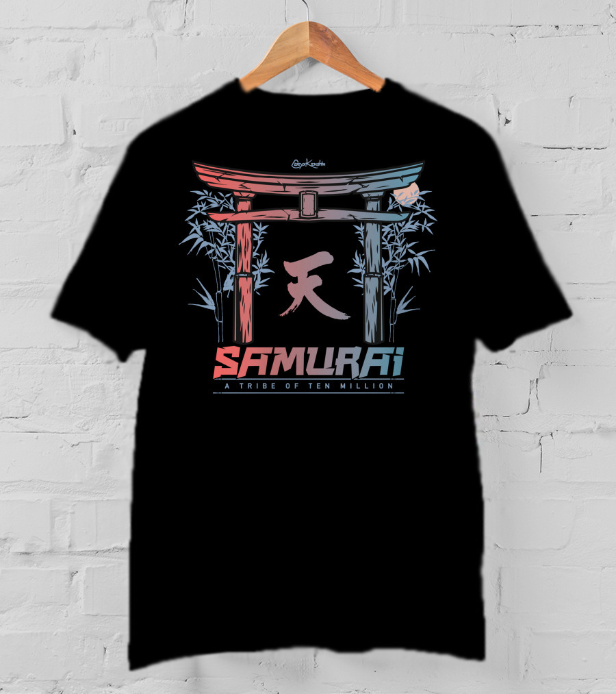 CoryxKenshin Samurai A Tribe Of Ten Million T-Shirt