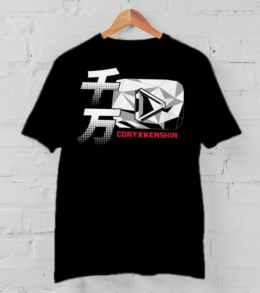 Coryxkenshin Diamond Play Button Logo T-Shirt